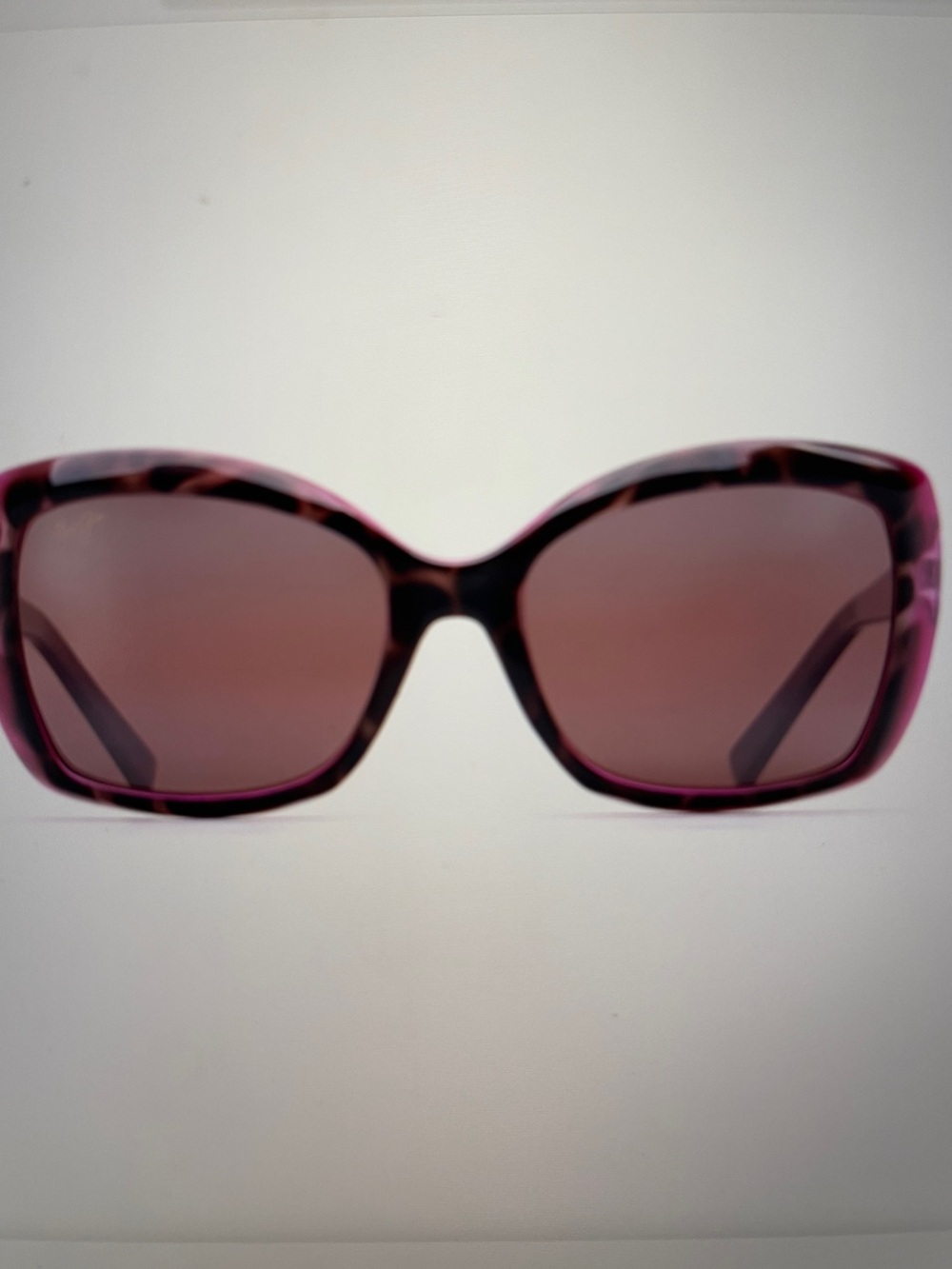 Maui Jim Orchid Raspberry PolarizedPlus2 Rectangular Sunglasses & Cases - Picture 8 of 16